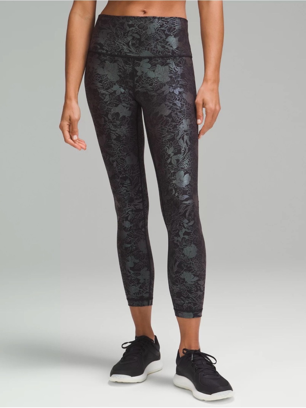 Lululemon Wunder Train High Rise Tight Foil Leggings